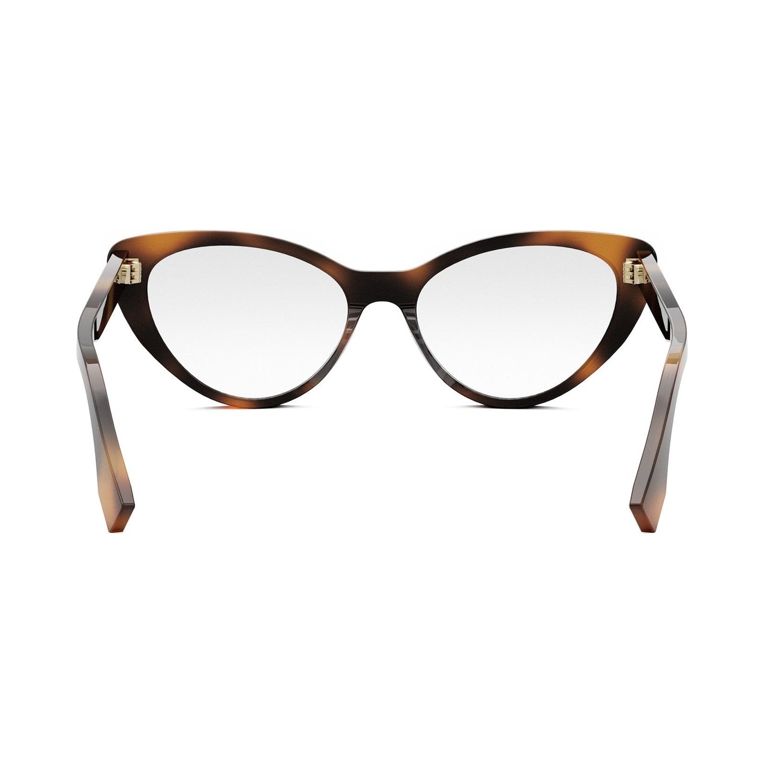 Lettering Havana Oval Eyeglasses 053
