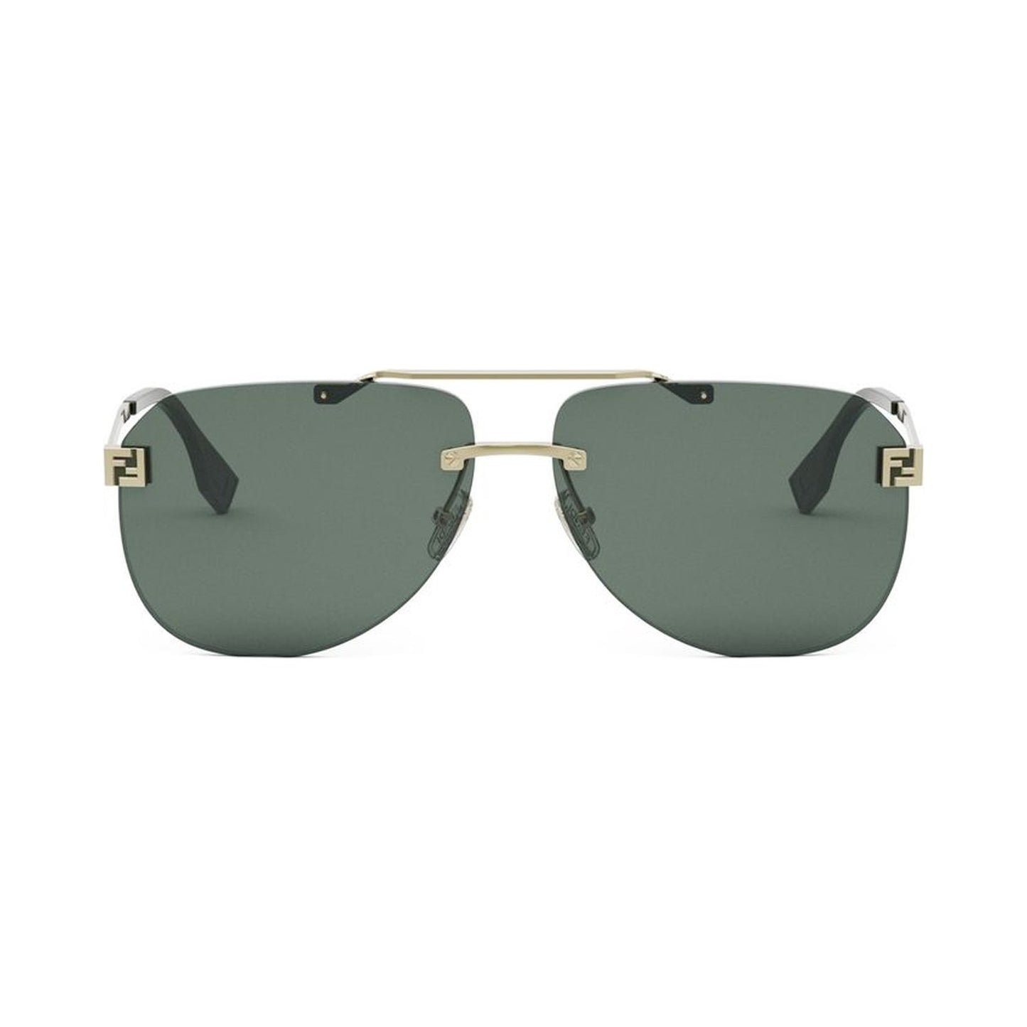 Fendi Sky Gold Pilot Sunglasses 32n