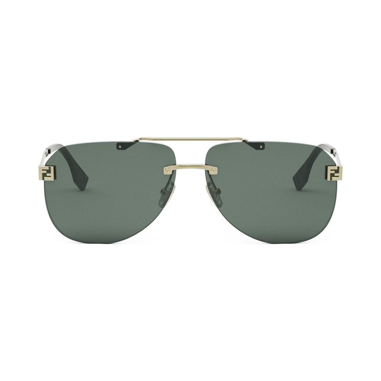 Fendi Sky Gold Pilot Sunglasses 32n