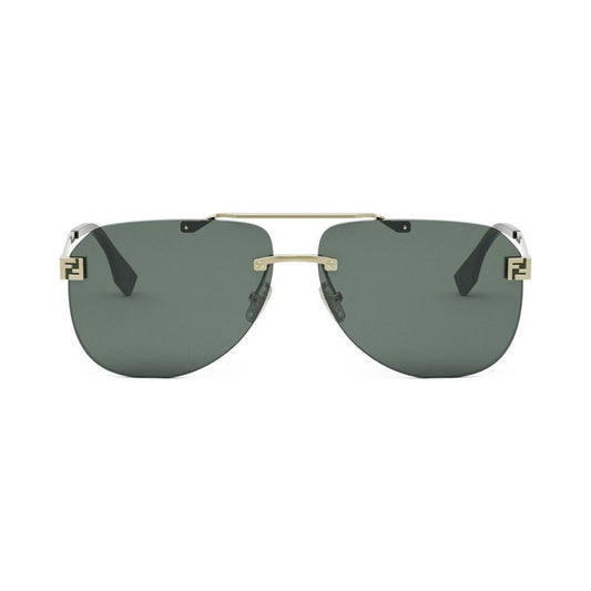 Fendi Sky Gold Pilot Sunglasses 32n