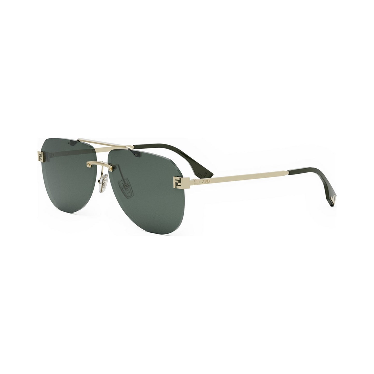 Fendi Sky Gold Pilot Sunglasses 32n