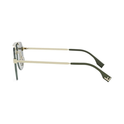 Fendi Sky Gold Pilot Sunglasses 32n