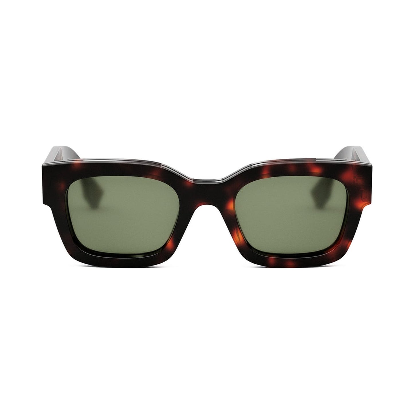 Signature Havana Rectangular Sunglasses 54n