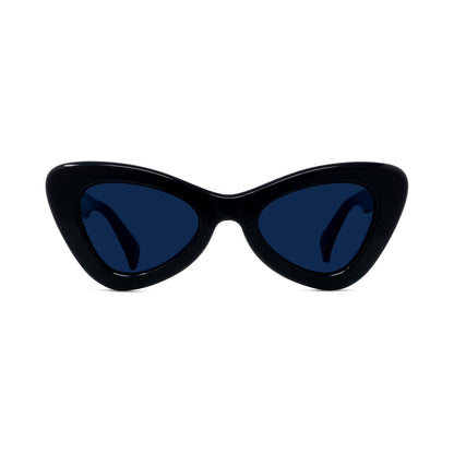 1970 Black Butterfly Sunglasses 01v