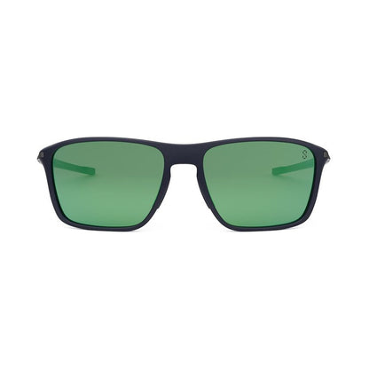 Vingt sept Blue Rectangular Sunglasses