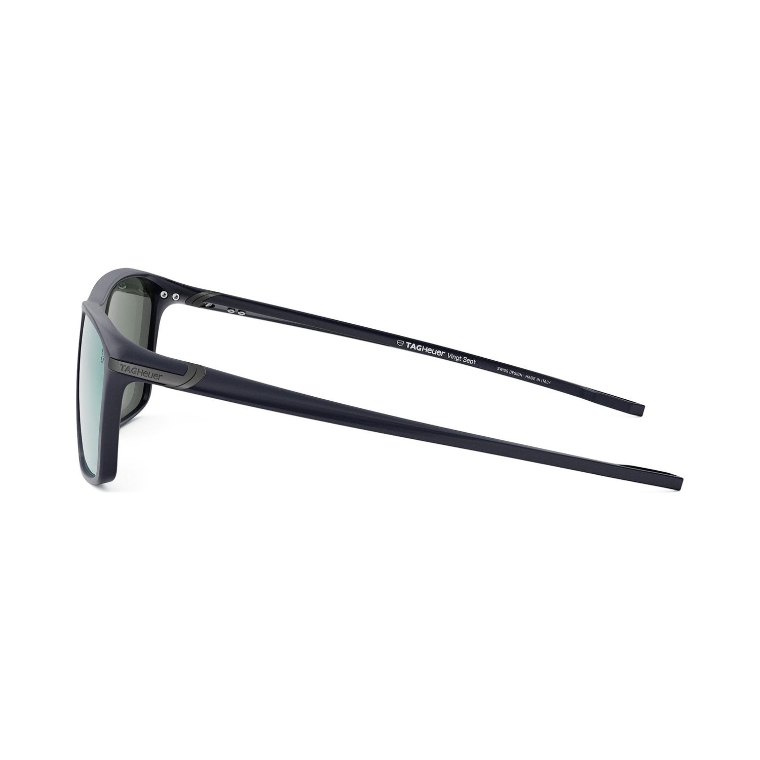 Vingt sept Blue Rectangular Sunglasses
