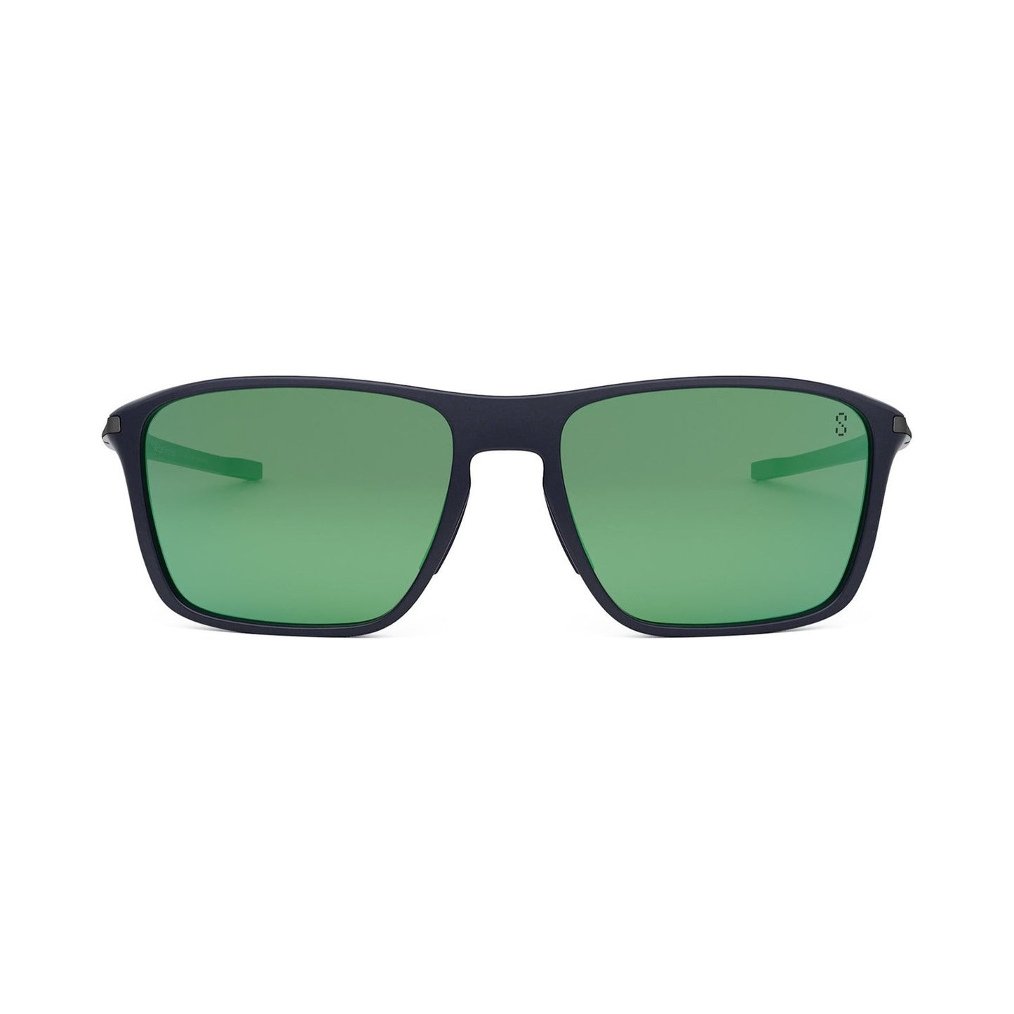 Vingt sept Blue Rectangular Sunglasses