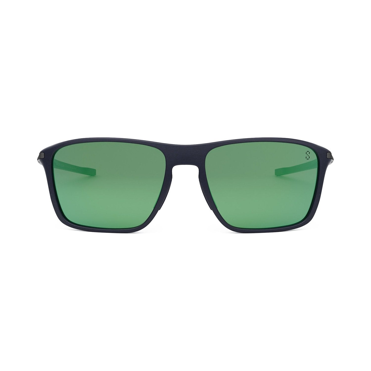 Vingt sept Blue Rectangular Sunglasses