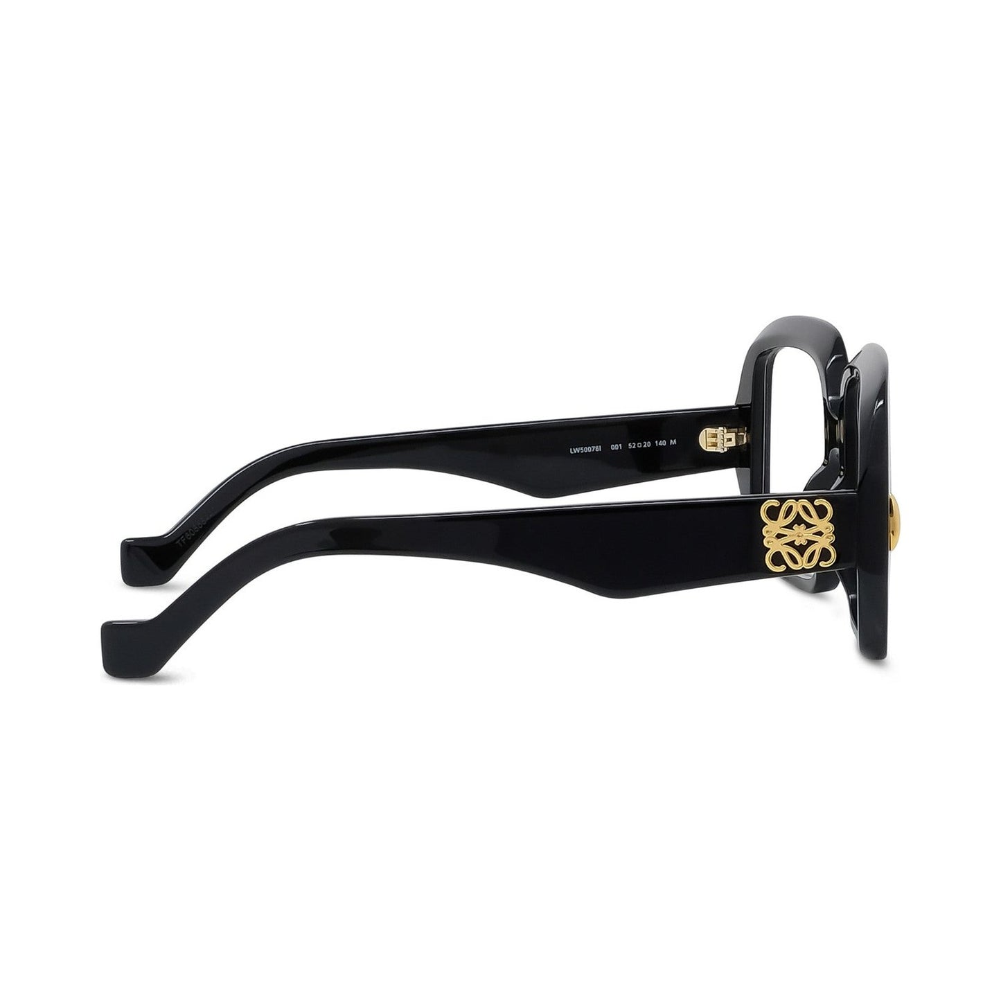 Anagram Black Rectangular Eyeglasses 001