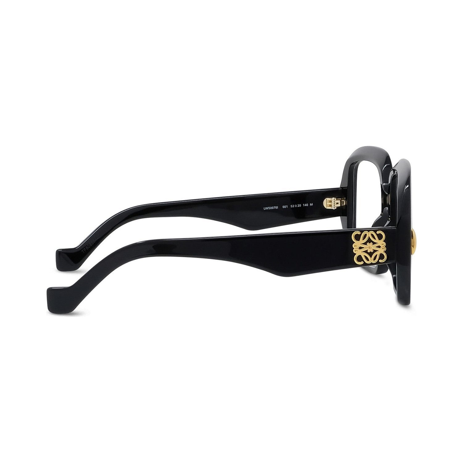 Anagram Black Rectangular Eyeglasses 001