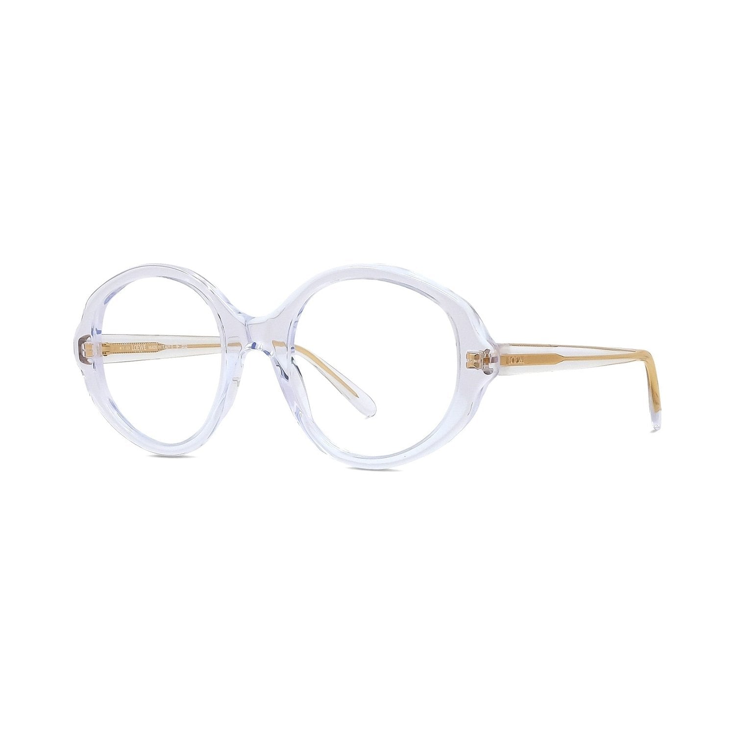 Slim Transparent Oval Eyeglasses 026
