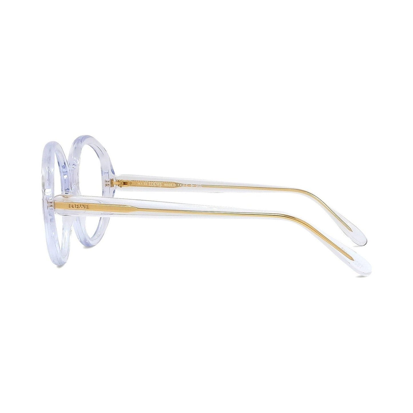 Slim Transparent Oval Eyeglasses 026
