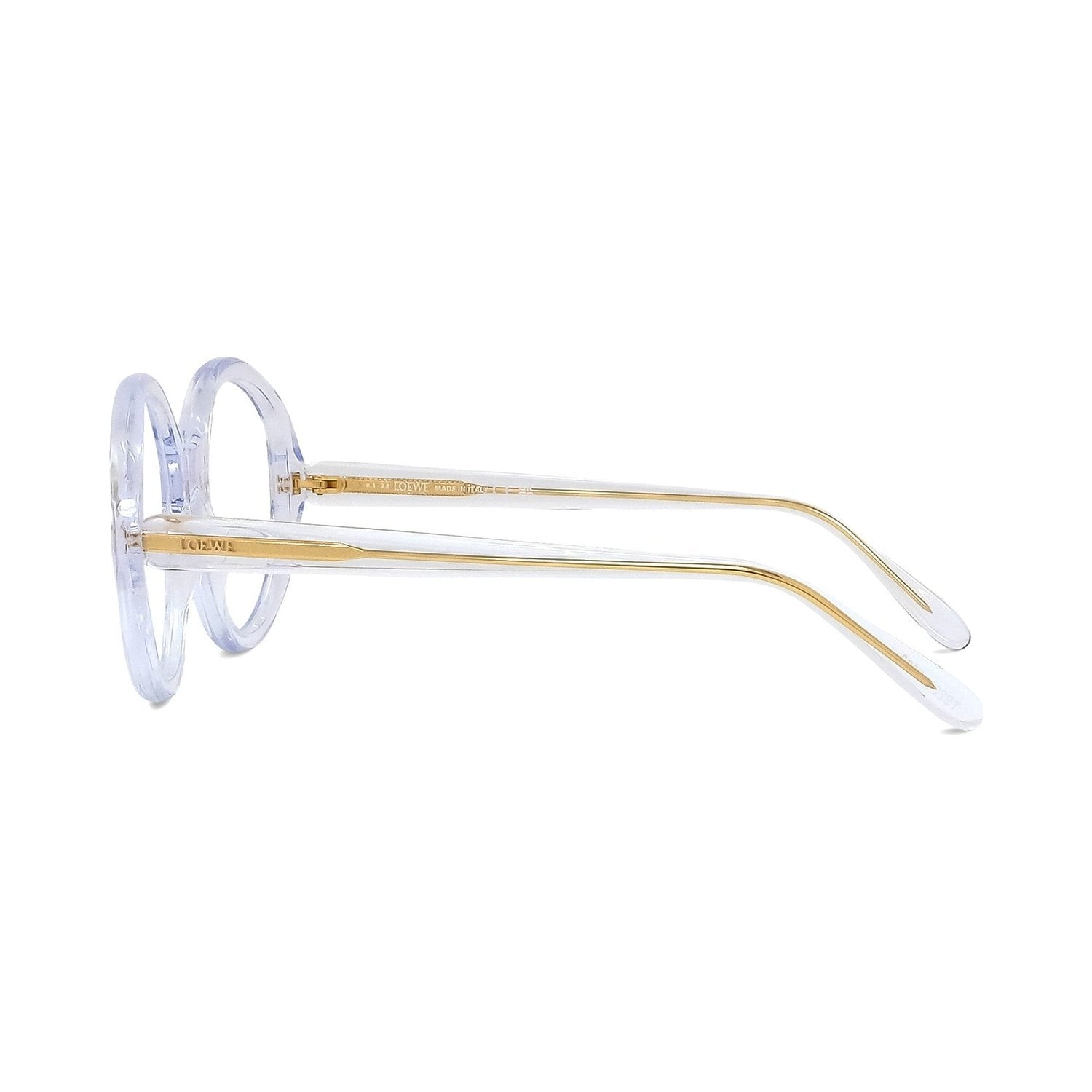 Slim Transparent Oval Eyeglasses 026