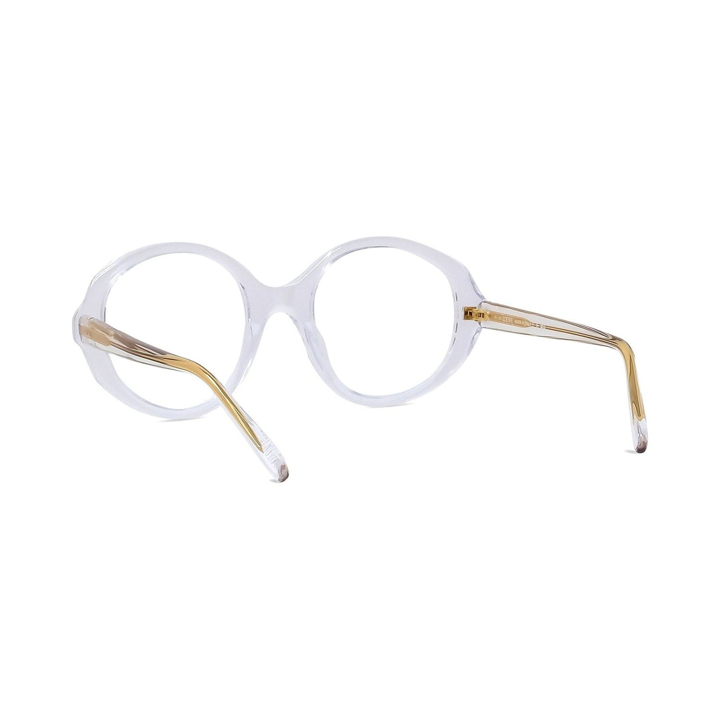 Slim Transparent Oval Eyeglasses 026