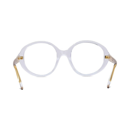 Slim Transparent Oval Eyeglasses 026