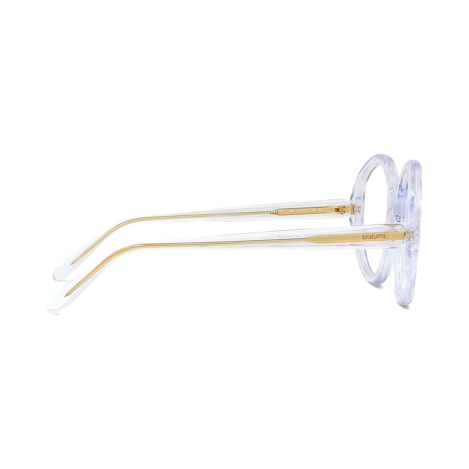 Slim Transparent Oval Eyeglasses 026