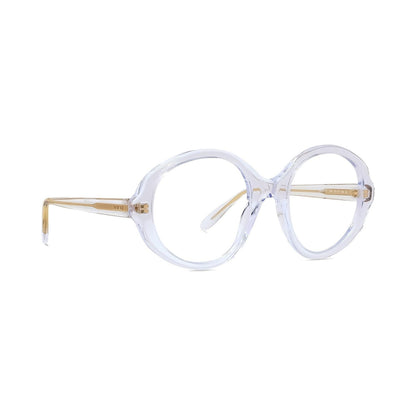 Slim Transparent Oval Eyeglasses 026