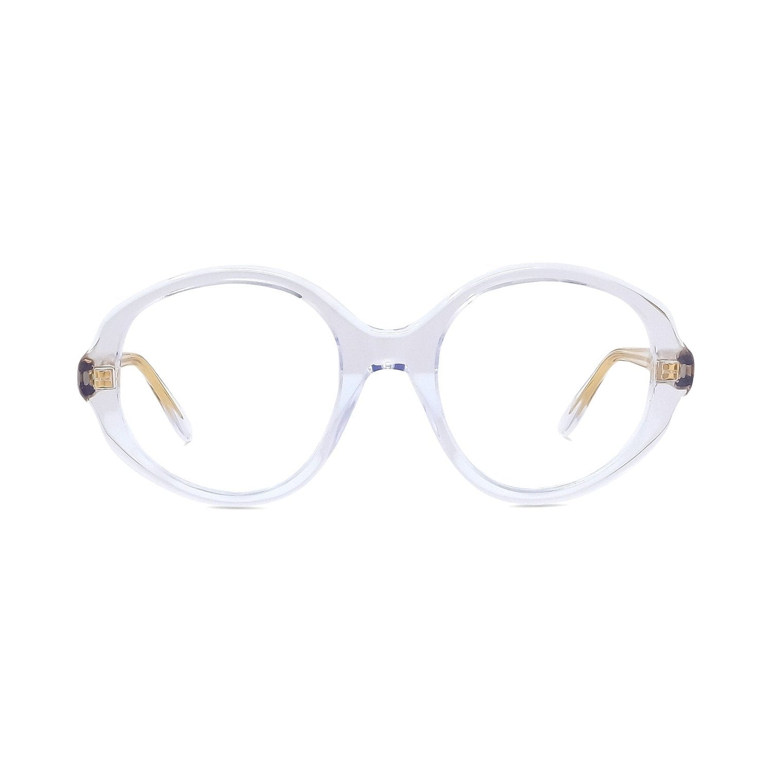 Slim Transparent Oval Eyeglasses 026