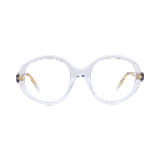 Slim Transparent Oval Eyeglasses 026