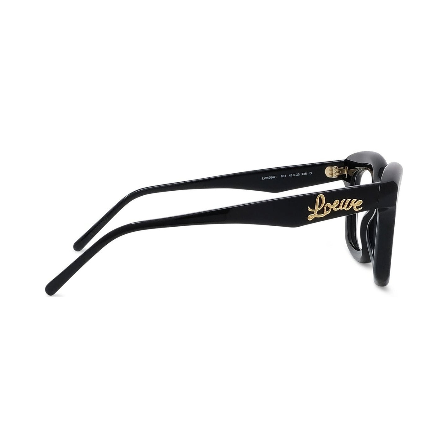 Curvy Black Geometric Eyeglasses 001