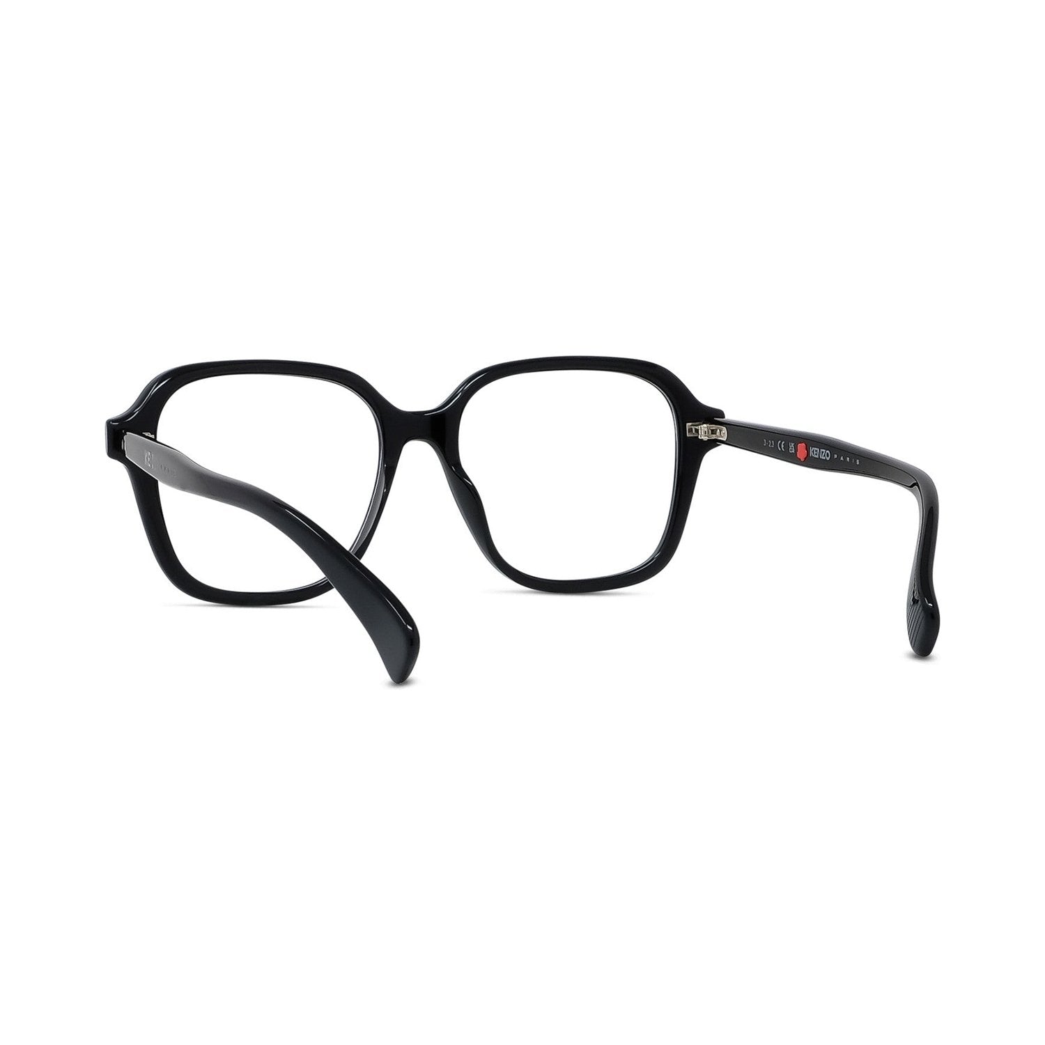 Boke Flower Black Square Eyeglasses 001