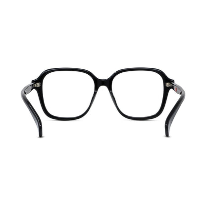 Boke Flower Black Square Eyeglasses 001