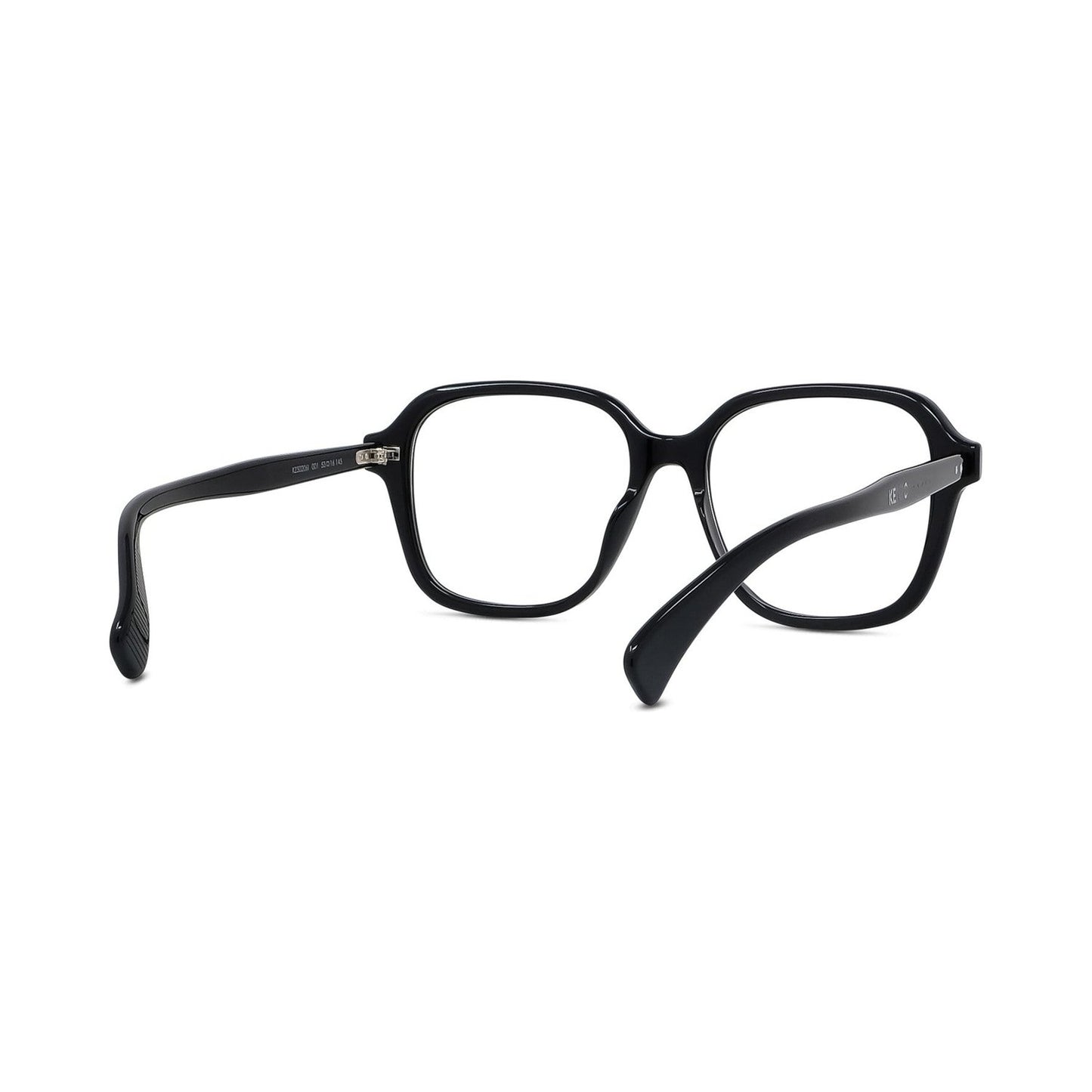 Boke Flower Black Square Eyeglasses 001