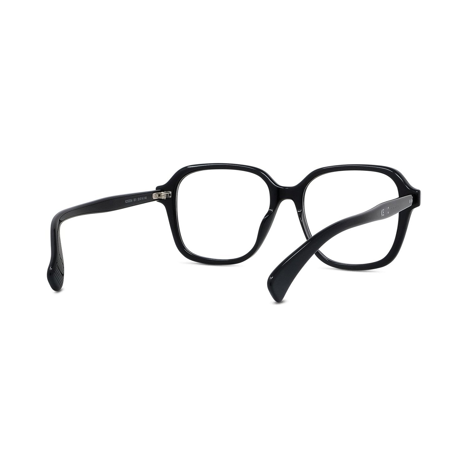 Boke Flower Black Square Eyeglasses 001