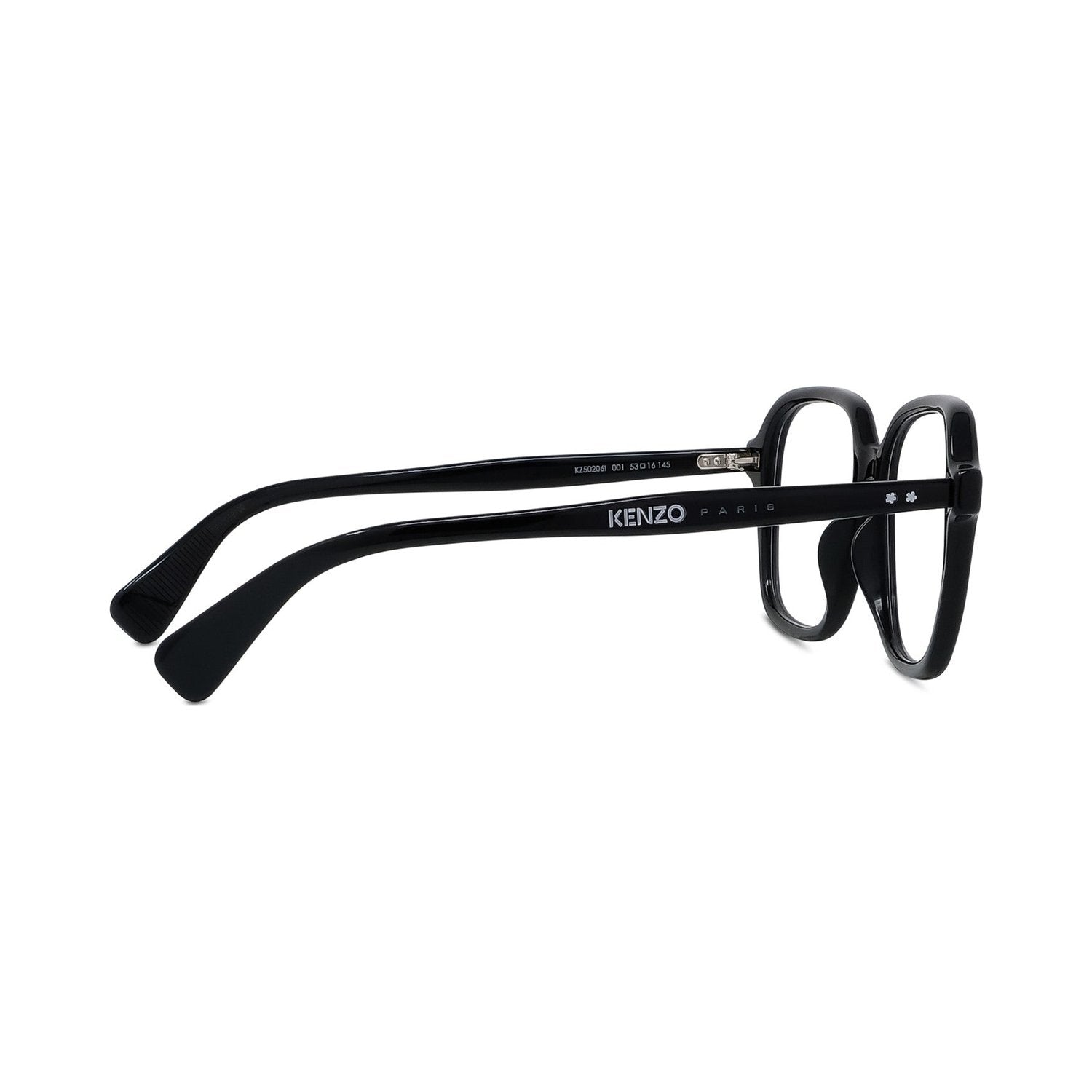 Boke Flower Black Square Eyeglasses 001