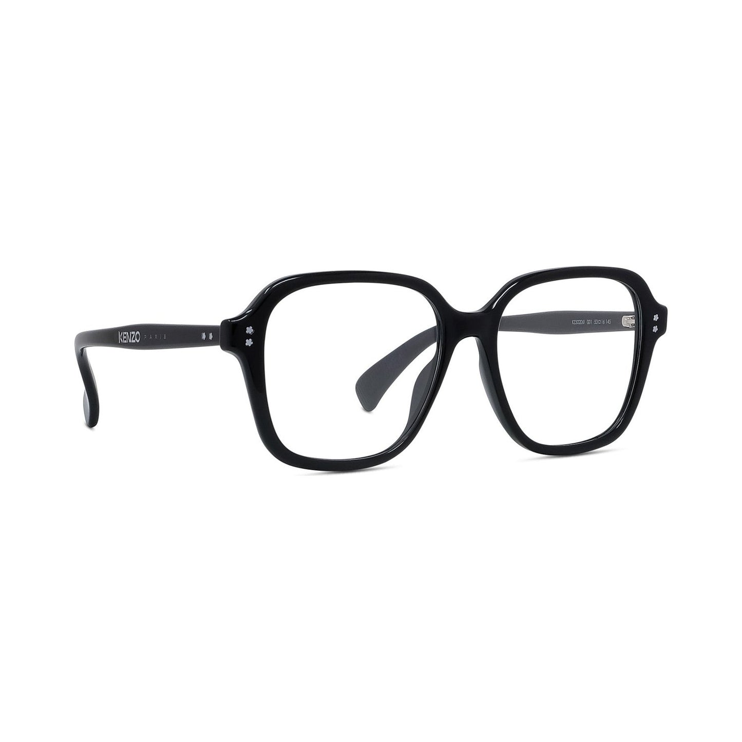 Boke Flower Black Square Eyeglasses 001