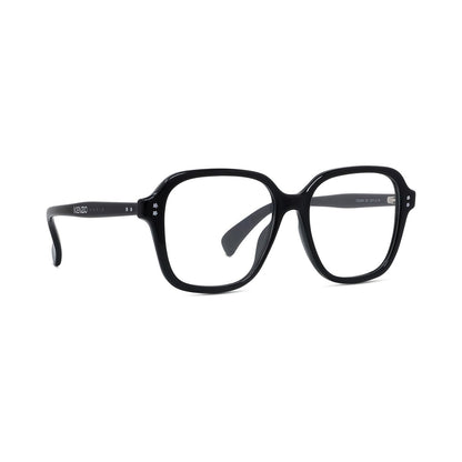 Boke Flower Black Square Eyeglasses 001