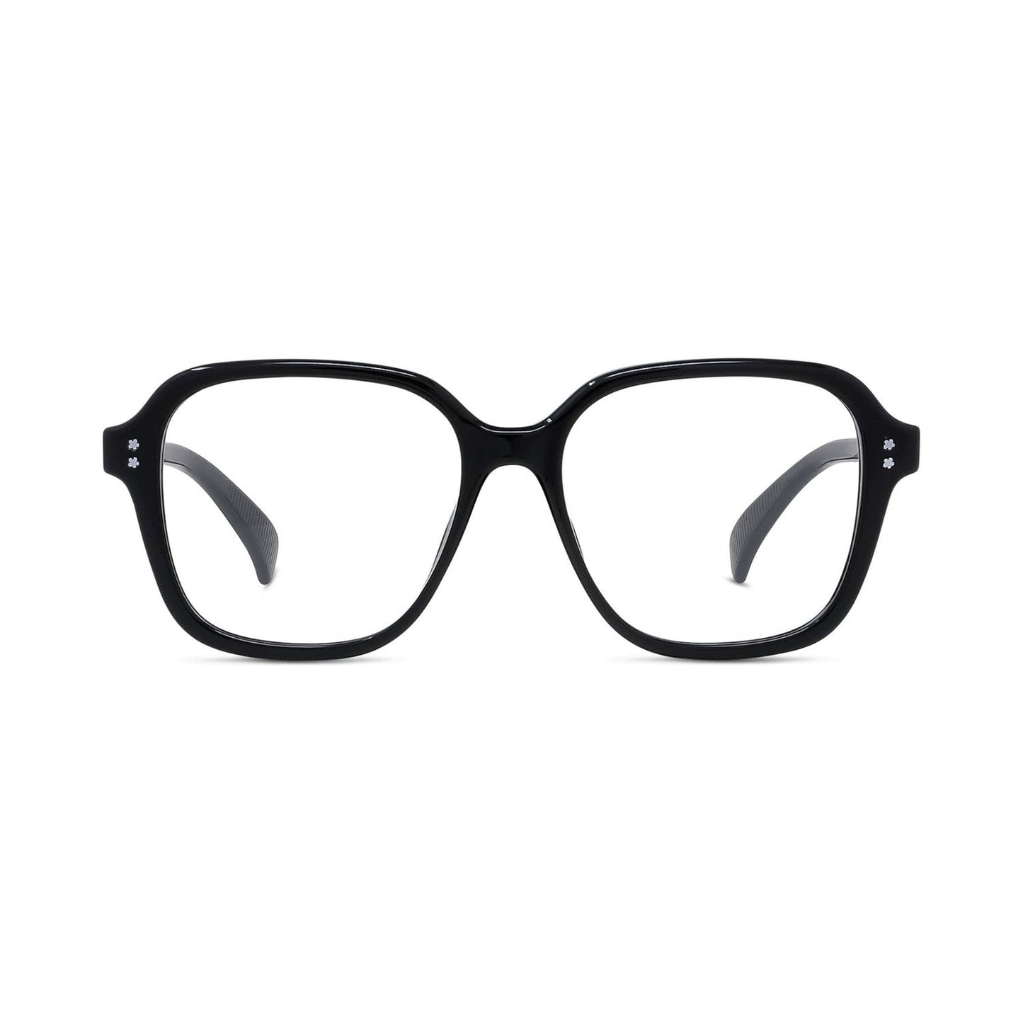 Boke Flower Black Square Eyeglasses 001