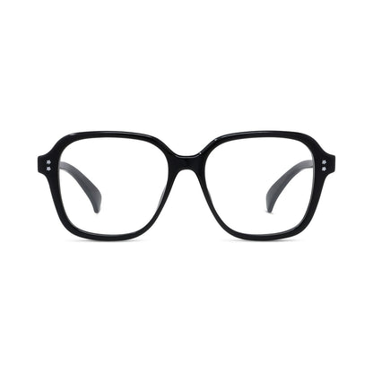 Boke Flower Black Square Eyeglasses 001