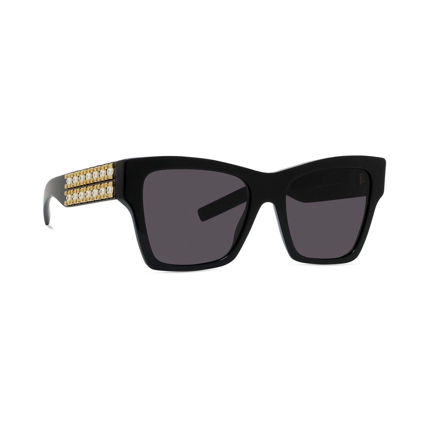 Plumetis Black Square Sunglasses 01a