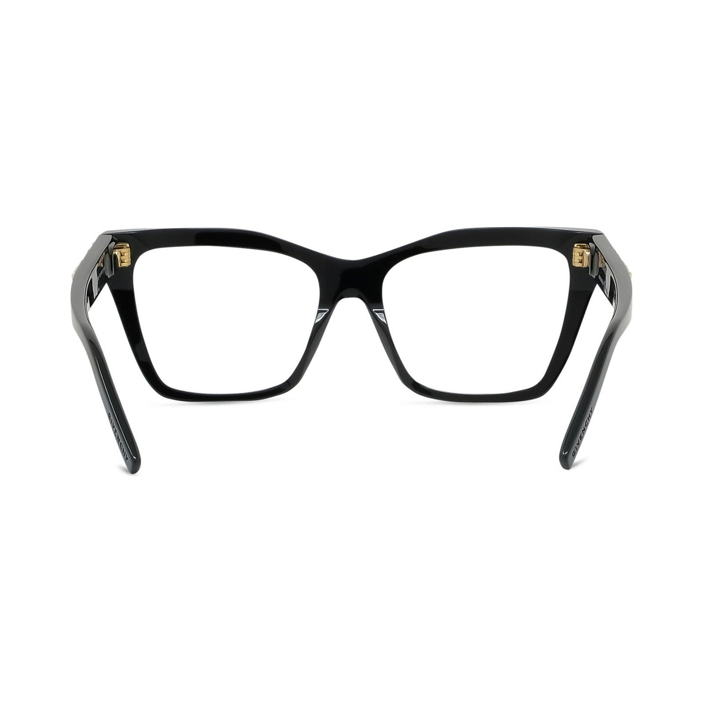 Plumetis Black Rectangular Eyeglasses 001
