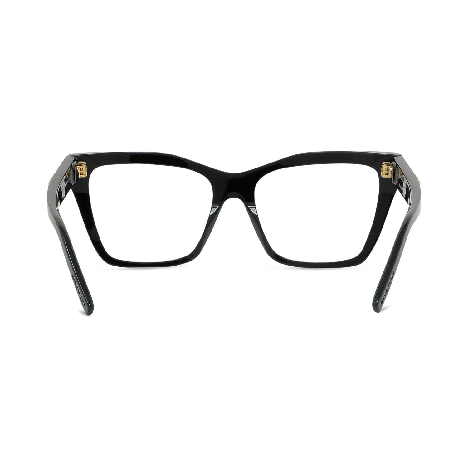 Plumetis Black Rectangular Eyeglasses 001