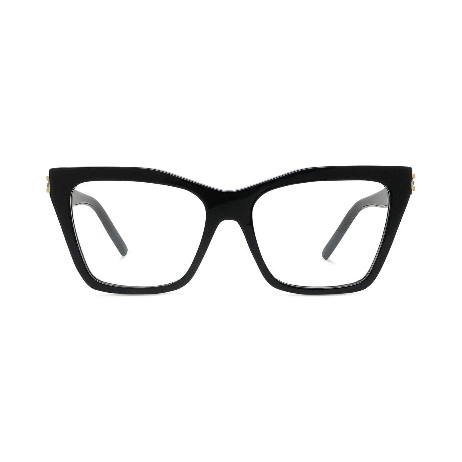 Plumetis Black Rectangular Eyeglasses 001