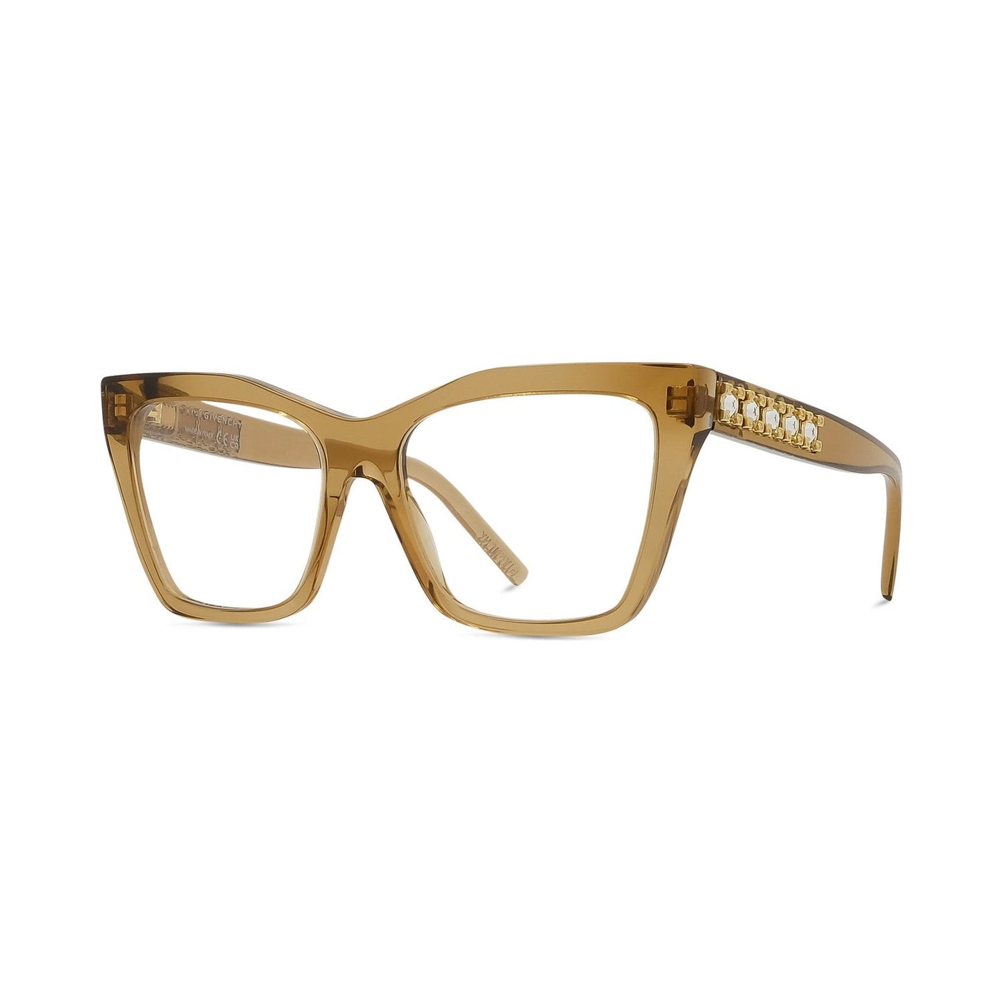 Plumetis Brown Rectangular Eyeglasses 057
