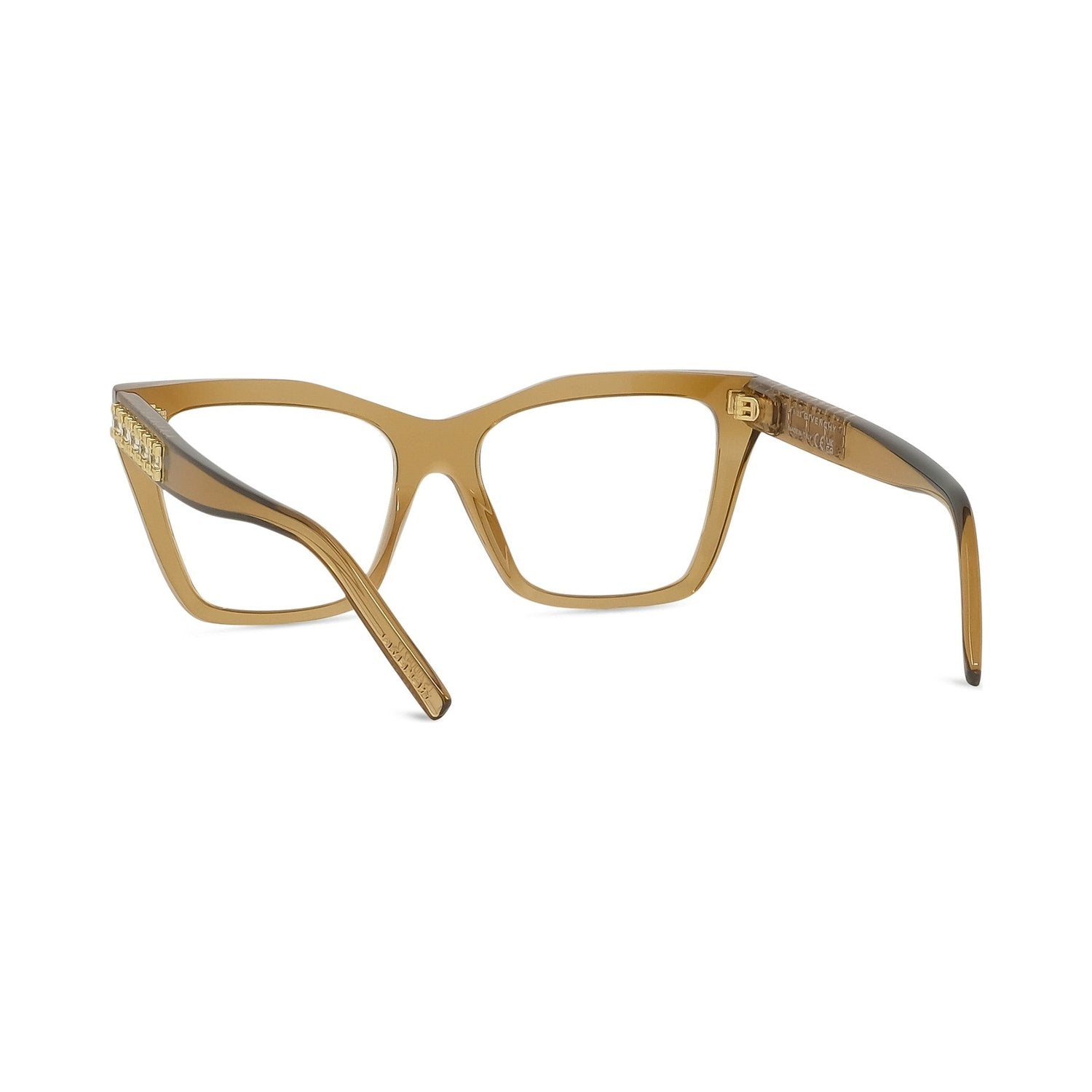 Plumetis Brown Rectangular Eyeglasses 057