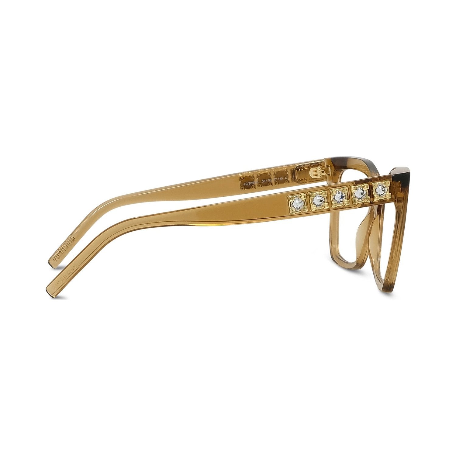 Plumetis Brown Rectangular Eyeglasses 057