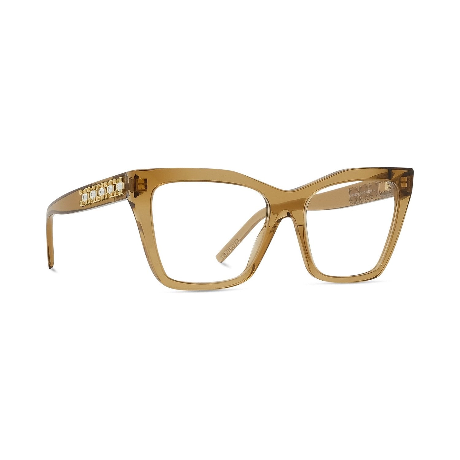 Plumetis Brown Rectangular Eyeglasses 057