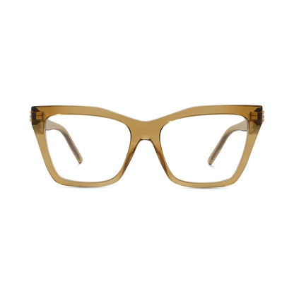 Plumetis Brown Rectangular Eyeglasses 057