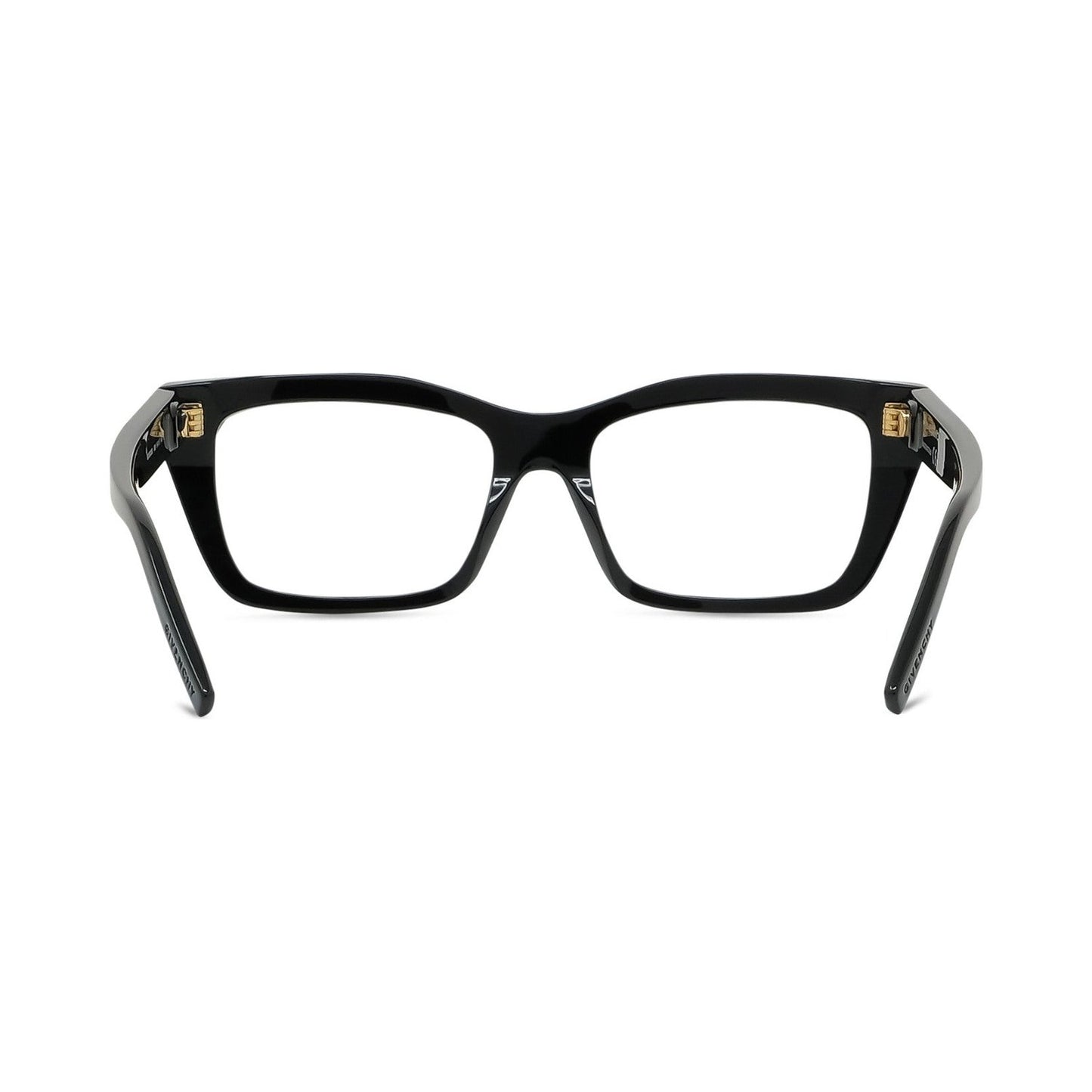 Plumetis Black Rectangular Eyeglasses 001