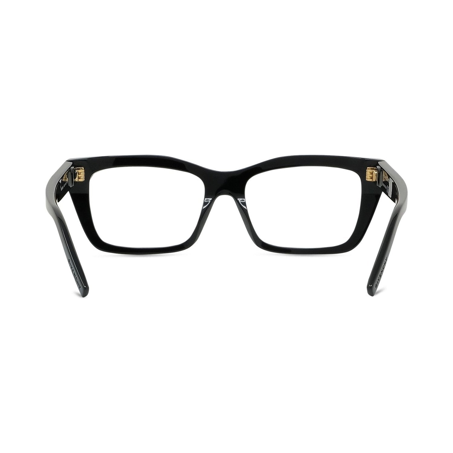 Plumetis Black Rectangular Eyeglasses 001
