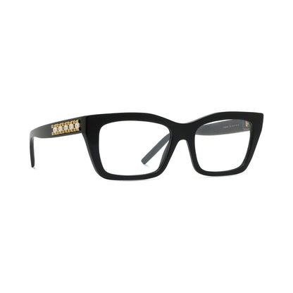 Plumetis Black Rectangular Eyeglasses 001