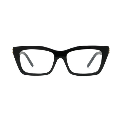 Plumetis Black Rectangular Eyeglasses 001