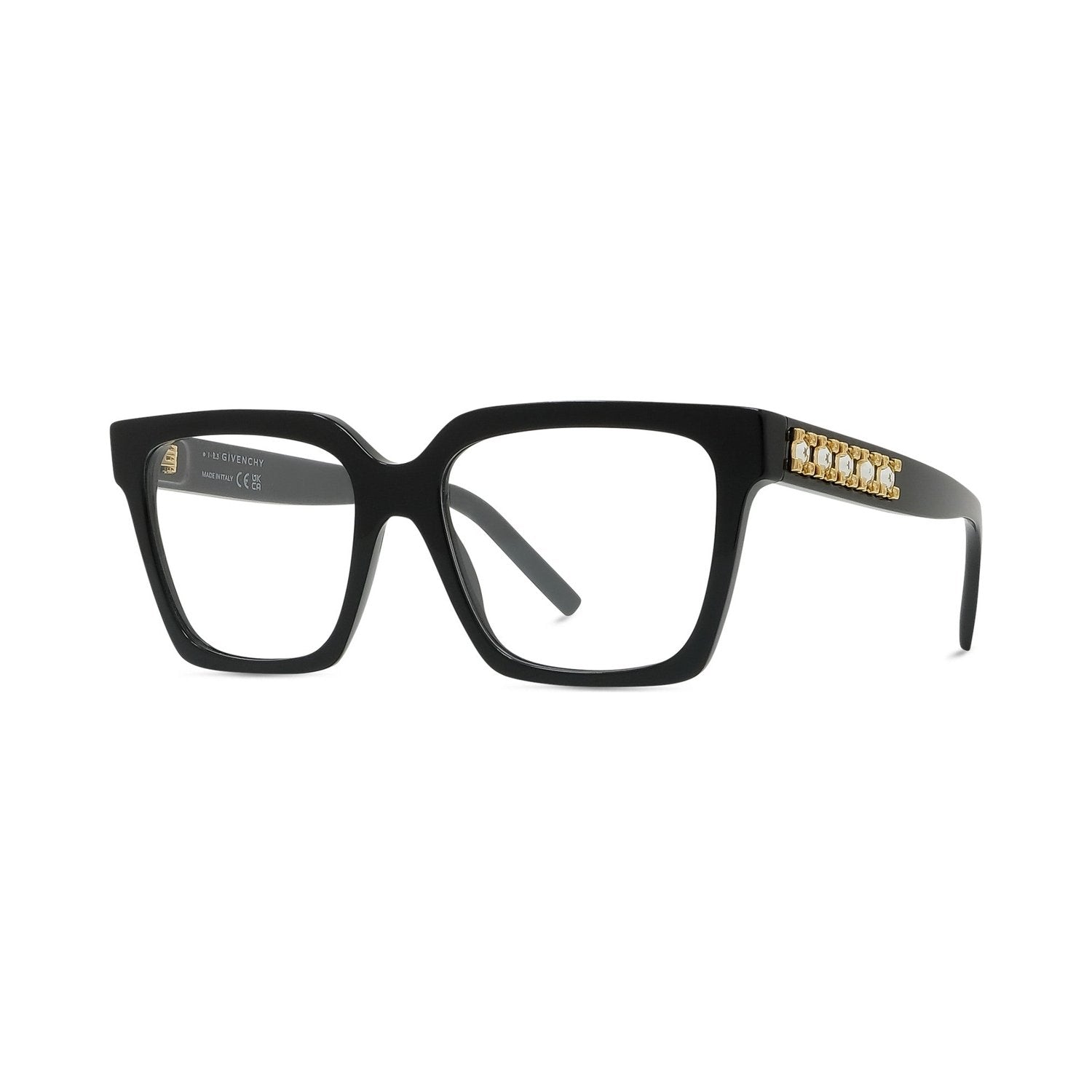 Plumetis Black Square Eyeglasses 001