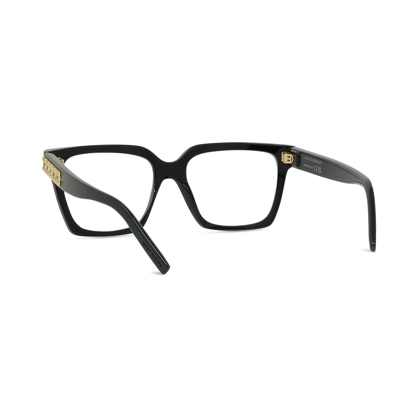 Plumetis Black Square Eyeglasses 001