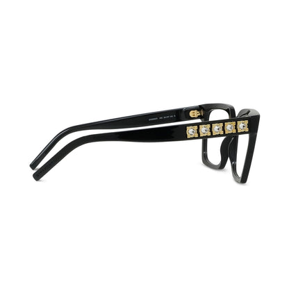 Plumetis Black Square Eyeglasses 001