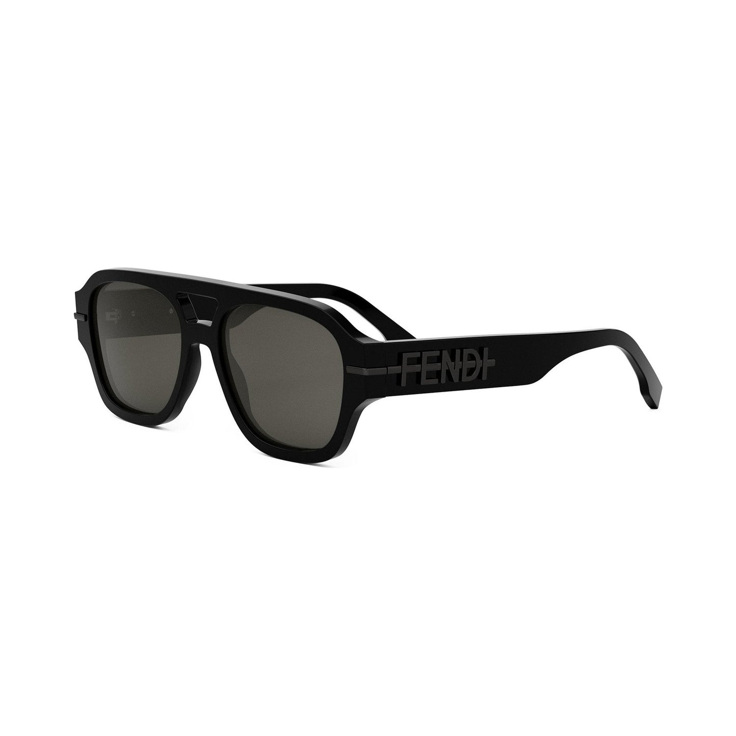 Fendigraphy Black Square Sunglasses 01a